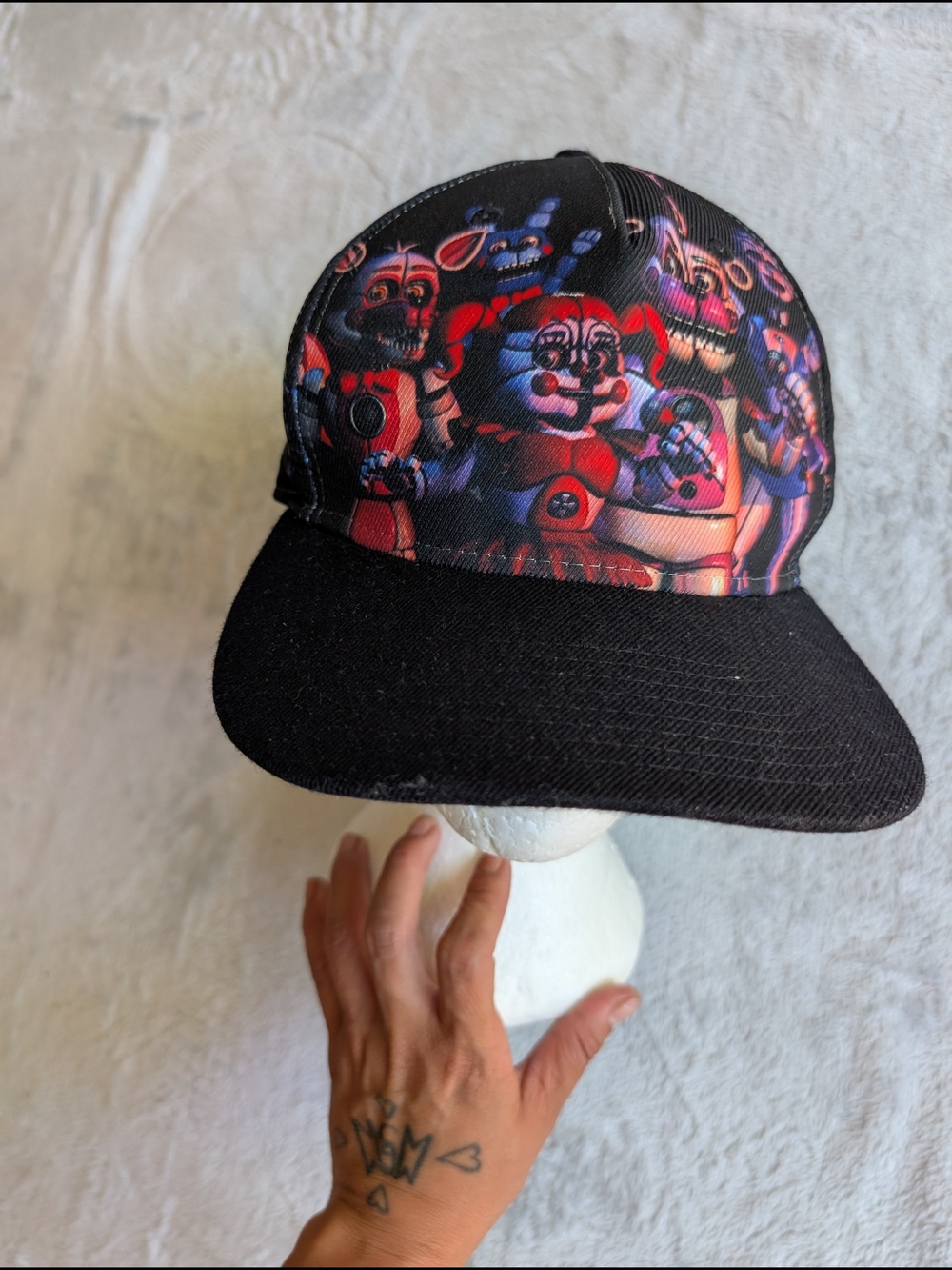 Five Nights at Freddy's Sister Location Snapback Hat FNAF Hot Topic